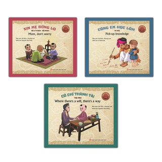 Sách thiếu nhi - combo Danh nhân Việt Nam song ngữ (3 cuốn)