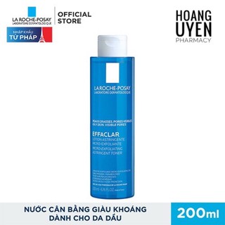 Nước cân bằng giàu khoáng cho da dầu mụn Effaclar La roche posay 200ml