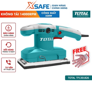 Máy chà nhám chữ nhật TOTAL TF1301826 Chà nhám 220V-240V/50-60Hz, công suất 320W, 14,000rpm, 93mm x 185m