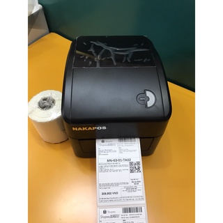 Máy in đơn hàng -in mã vận đơn shopee,TMDT Apos 420B KHỔ 110MM-IN TRÊN ĐIỆN THOẠI,MÁY TÍNH
