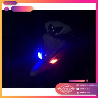 [Mã LIFEAUMAY giảm 10% tối đa 30k đơn 150k] Đèn Led Police Chớp Xanh Đỏ 12V Chế Nhiều Loại Xe