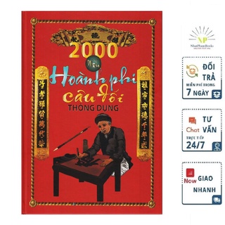 Sách - 2000 Mẫu Hoành Phi Câu Đối Thông Dụng Tặng Kèm Bookmark