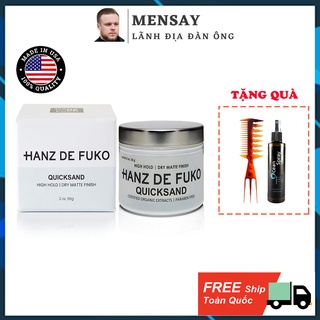 Sáp vuốt tóc Hanz De Fuko Quicksand 56g - chính hãng Mỹ