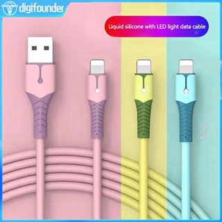 Dây Cáp Sạc Nhanh DIGIFOUNDER Silicone Cổng USB Cho Điện Thoại iphone 7S1