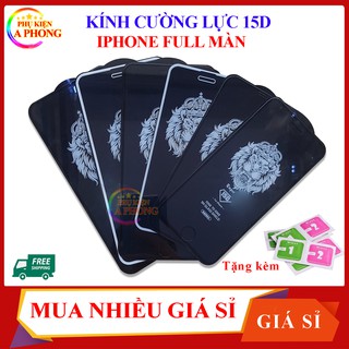 [Mua 5 cái Giá Sỉ] Cường lực iPhone 6, 6s, 6Plus, 6sPlus, 7,7Plus, 8,8Plus, X, Xs, Xr, XsMax,11,11Pro,11ProMax 15D Full