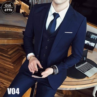 vest nam, áo vest nam, bộ comle Hàn Quốc , vest công sở, vest chú rể cực sang, chất đẹp, ko nhăn