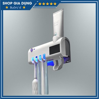 Giá Treo Bàn Chải Kem Đánh Răng Khử Khuẩn Bằng Tia UV Công Nghệ Châu Âu