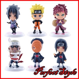 Mô Hình 6 nhân vật naruto chibi