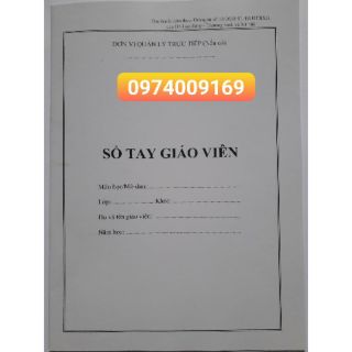 Sổ tay giáo viên theo tt23/2018