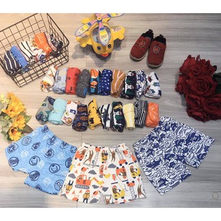 Combom 10 Quần Đùi Hè Cho Bé_8-18kg_Chất Vải Cực Mềm