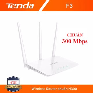 Modem Wifi Bộ Phát Wifi Cục Phát Wifi Tenda F3 chuẩn N tốc độ 300 Mbps - Hàng Thanh Lý 95%
