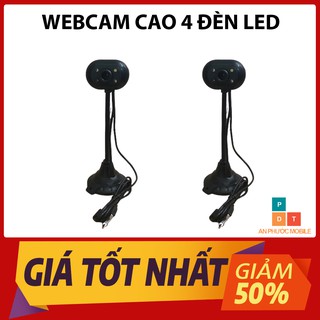 Webcam cao 4 đèn led - 720HD