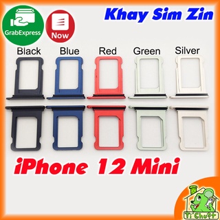 Khay SIm iPhone 12 Mini 5.8&quot; ZIN có Ron Chống Nước &amp; Lẫy Giữ Sim