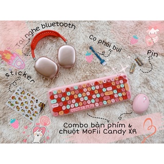 MoFii Candy XR Bộ combo bàn phím giả cơ và chuột không dây - Dùg cho Máy tính bàn, Laptop, Tivi, Điện thoại, iPad iPhone