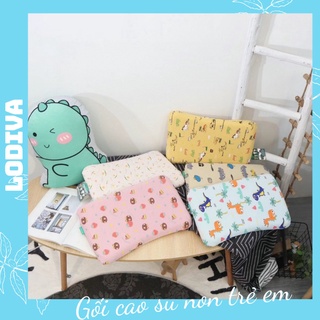 Gối cao su non trẻ em, gối cao su cho bé siêu mềm kích thước rộng 26 x 46cm