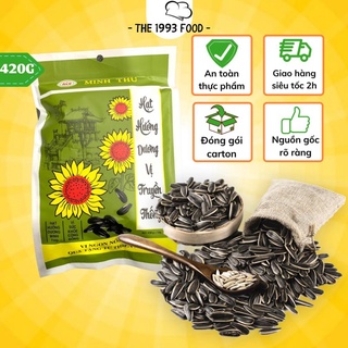 Hạt hướng dương vị truyền thống gói 420gram, vị ngon nổi tiếng, thơm ngon đón tết,hạt giảm cân,thực phẩm sạch