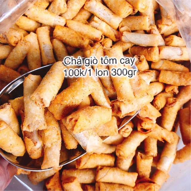 Chả giò tôm sấy cay....