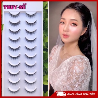 mi giả chồn 10 cặp siêu tiết kiệm, mi mềm đẹp nhiều mẫu