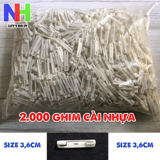 Sỉ 2.000 ghim cài nhựa size 3,6cm làm bảng tên/huy hiệu