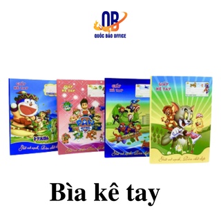 Giấy kê tay, bìa kê tay cho học sinh tiểu học chất liệu bìa cao cấp, có nhiều mẫu mã đã dạng kèm bảng cửu chương