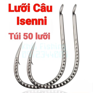 Lưỡi câu đài, câu đơn săn hàng nhật bản túi 50 lưỡi - Khôi Fishing