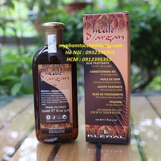 TINH DẦU CHO TÓC HƯ HỎNG KLÉRAL HUILE D’ARGAN CONDITIONING OIL 150ML