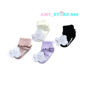 Tất bé gái POLO baby cổ bẻ viền bèo đáng yêu, vớ bé gái
