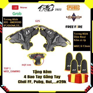 Nút bắn PUBG FREE FIRE Mobile chơi game siêu nhạy G25 mô phỏng Phi Hành Gia tay cầm chơi game điện thoại pubg ros free