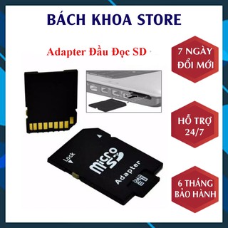 Adapter Đầu Đọc Thẻ Nhớ Chuyển Đổi Thẻ Nhớ Micro SD (TF) Sang SD - Dùng cho Laptop, CAMERA