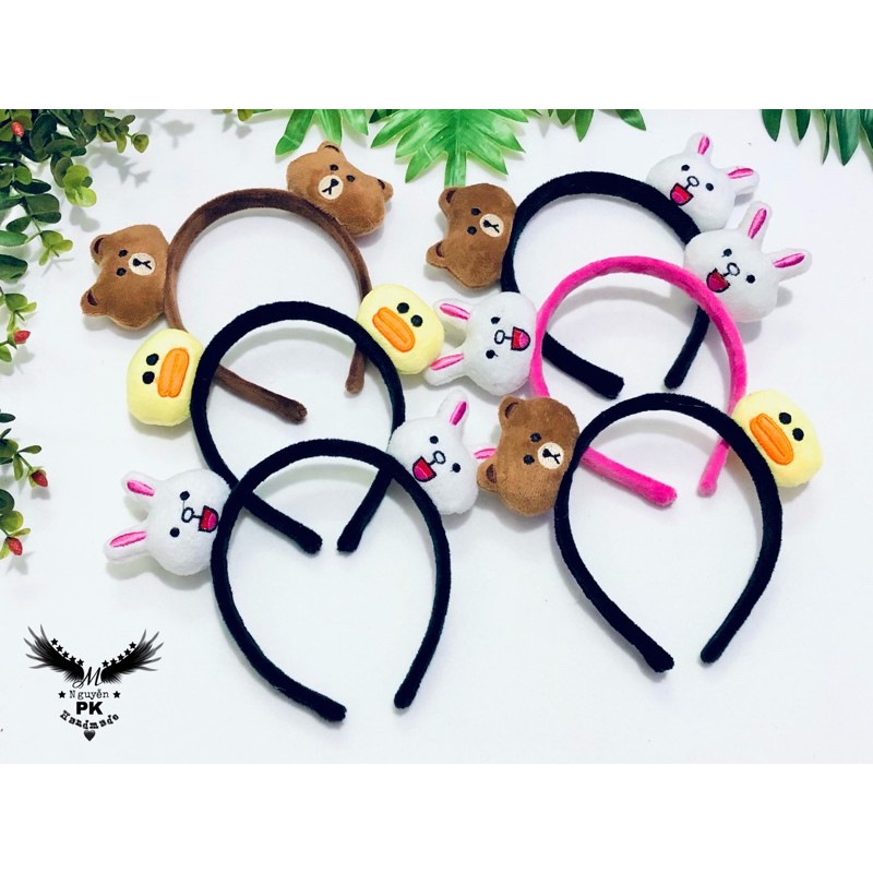 băng đô cài tóc gấu Brown _ Cony