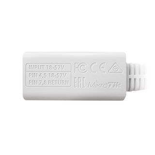 Chèn nguồn PoE injector Passive 15-57V- Mikrotik RBGPOE - Hàng chính hãng