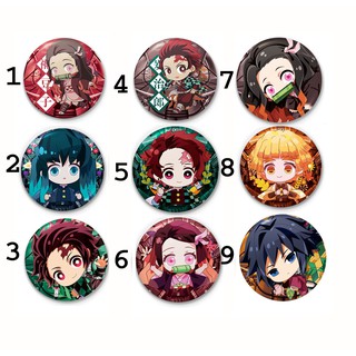 Huy hiệu anime Kimetsu No Yaiba Thanh gươm diệt quỷ