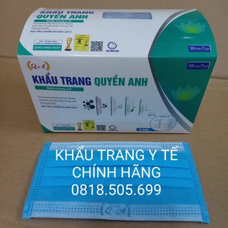 Khẩu trang y tế Quyền Anh (Hàng chính hãng, in logo, đầy đủ giấy tờ)