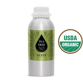 (Chai Lớn 500ml/1000ml)Tinh Dầu Tràm Trà Tea Tree Heber Natural Life, Cao Cấp Nhập Khẩu, Thiên Nhiên Nguyên Chất