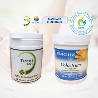 Sữa non (75/70g dạng bột) tăng sức đề kháng chống còi xương cho bé từ sơ sinh, mẹ bầu Ternicol Colostrum, Pháp/Thụy Điển