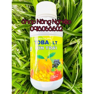 Phân bón lá TOBA LT giúp chống rụng hoa, rụng trái, nuôi trái lớn nhanh, đẹp nặng ký