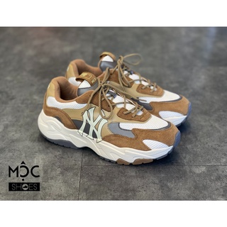 [CHÍNH HÃNG] Giày Sneaker MLB Chunky Lite - New York màu Brown (5)