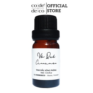 [Mã SKAMLTSM9 giảm 10% đơn 99K] Tinh Dầu Vỏ Quế CODE DECO 10ml CODE DECO, Xông Phòng , Khử Mùi, Đuổi Muỗi