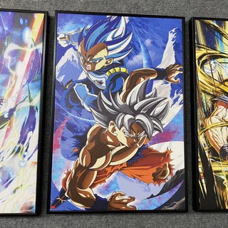 Tranh Songoku Và Vegeta Giá Rẻ, Đẹp, Có Khung Composite Hiện Đại