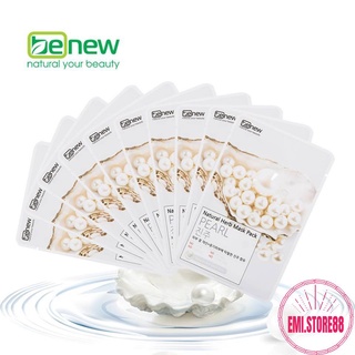 Mặt Nạ Đắp Mặt Ngọc Trai Trắng Da Cao Cấp Benew Hàn Quốc- Bịch 10 miếng (HÀNG CHÍNH HÃNG)