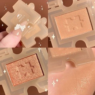 Phấn mắt hạt dẻ MAFFICK tông cam đào hồng đất xinh xắn Chestnut Jigsaw Eye Shadow Plate hot Tiktok MAFI35