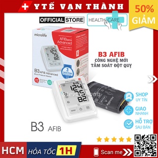 ✅ [Chính Hãng HCM] Máy Đo Huyết Áp Bắp Tay: Microlife B3 AFIB Advanced (Cảnh Báo Đột Quỵ Mới) -VT0526