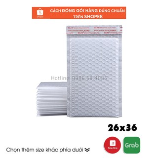Link 100 Túi Bóng Khí Gói Hàng Kích Thước 26x36  - Túi Gói Hàng Hà Đông Bản