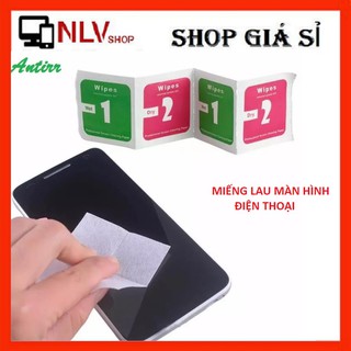 2 Bộ Giấy lau cường lực lau kính 1 lau ướt 2 lau khô , lau sạch bụi bẩn trên điện thoại