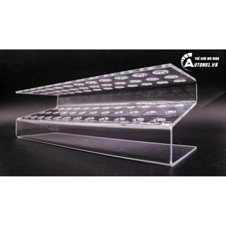 KỆ ĐỰNG CỌ SƠN - BÚT MÔ HÌNH BẰNG MICA 24x7.5x7CM PK189