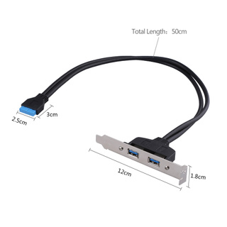 Dây Back Panel 20p ra USB 3.0 gắn case máy tính