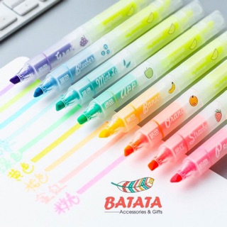 Bút Dạ Quang 2 Đầu Highlight Xinh Xắn Nhiều Màu Sắc