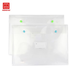 [Mã LIFEMALL995 giảm 10% đơn 99K] Túi tài liệu ngang 2 cúc S15 A4 Hồng Hà (6623)