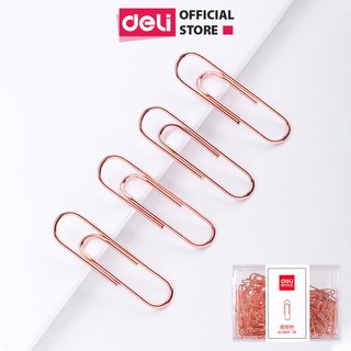 Ghim vòng Deli - mạ vàng hồng - 160 chiếc /1 hộp - 78510