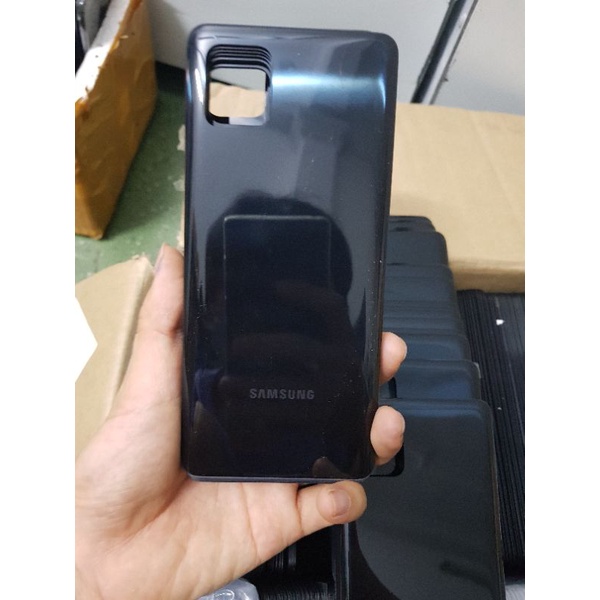 Lưng samsung note 10 lite zin đen